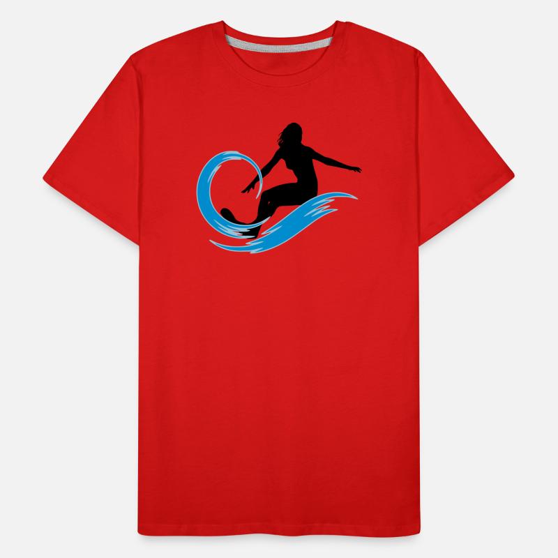 surfeuse T-shirt bio Premium Homme