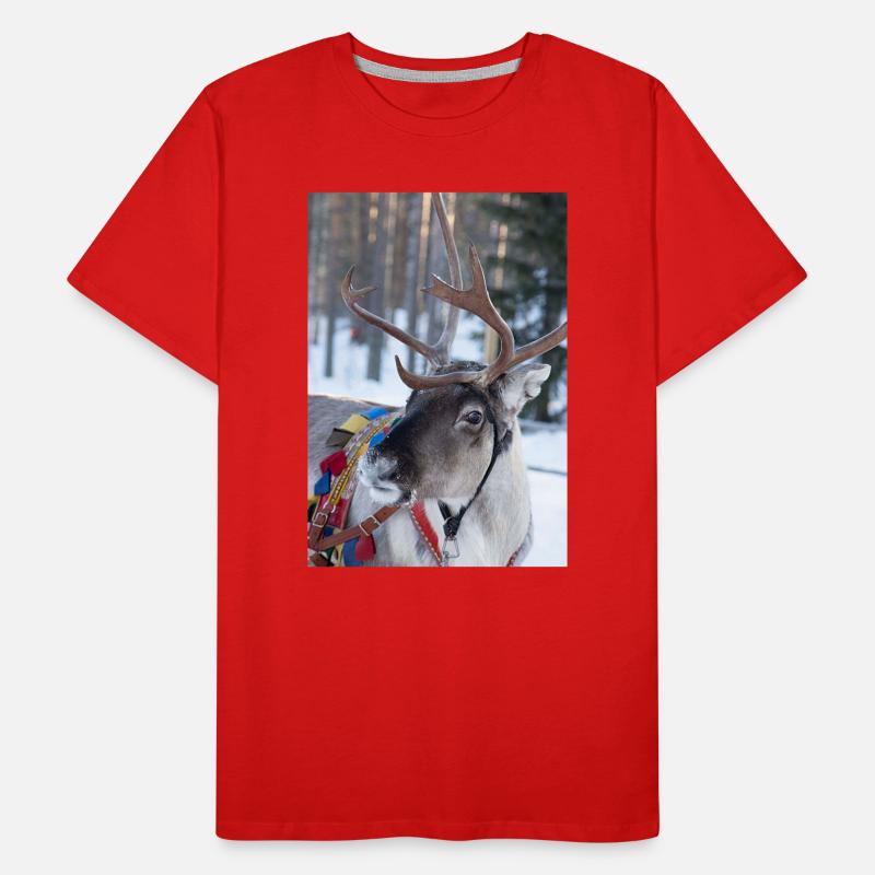 Rentier Männer Premium Bio T-Shirt