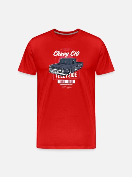 Chevy C10 - American Legend - Men's Premium Organic T-Shirt - red