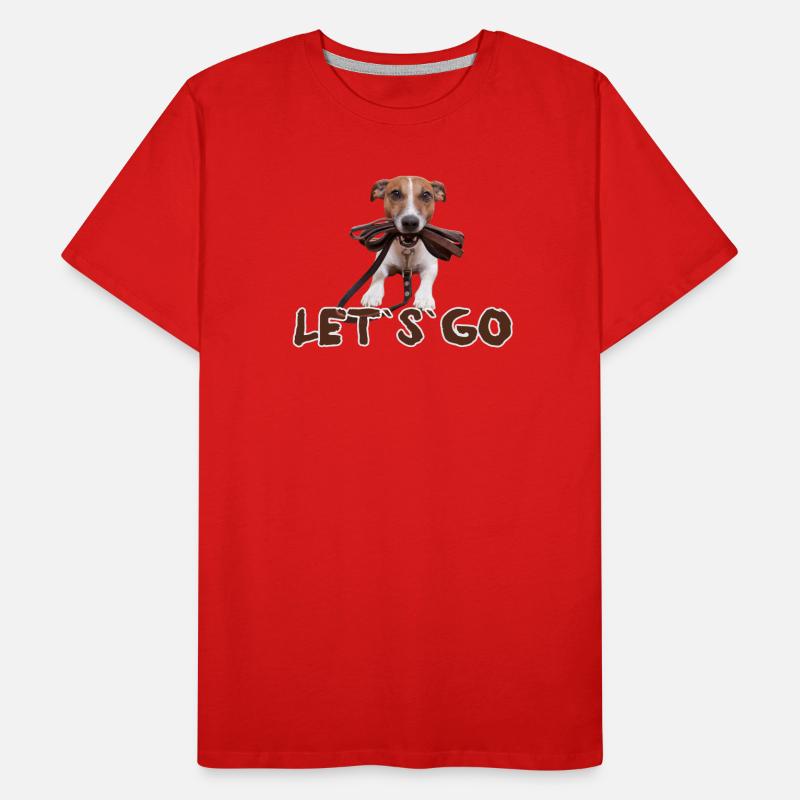 jack russel T-shirt bio Premium Homme