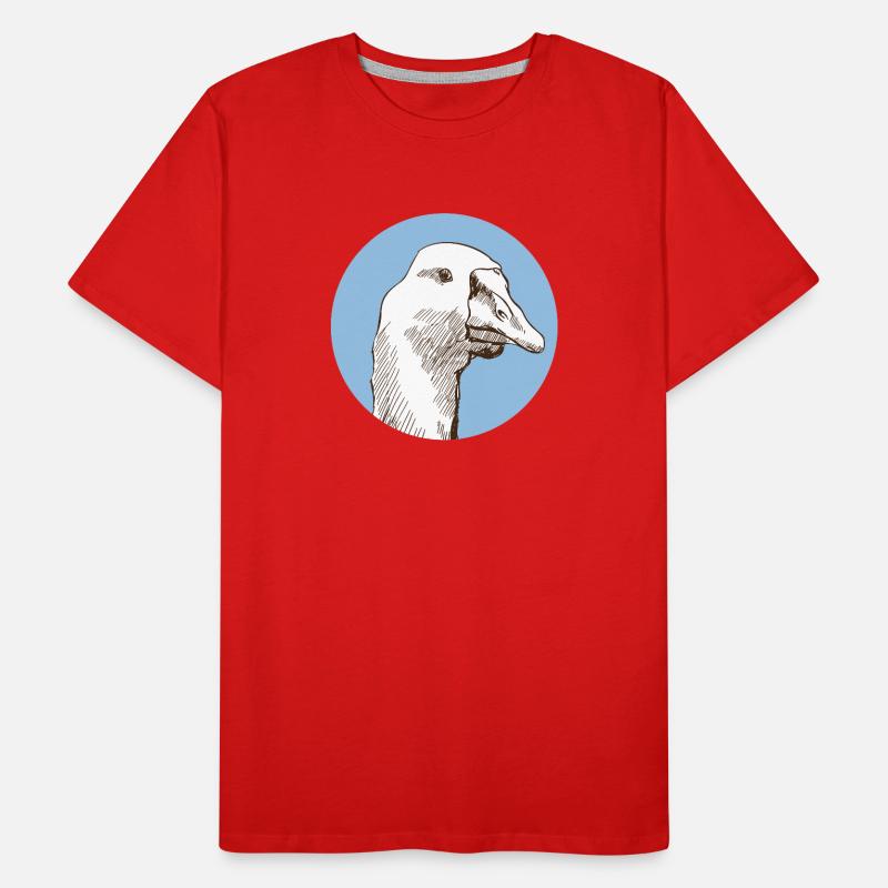Goose Men's Premium Organic T-Shirt