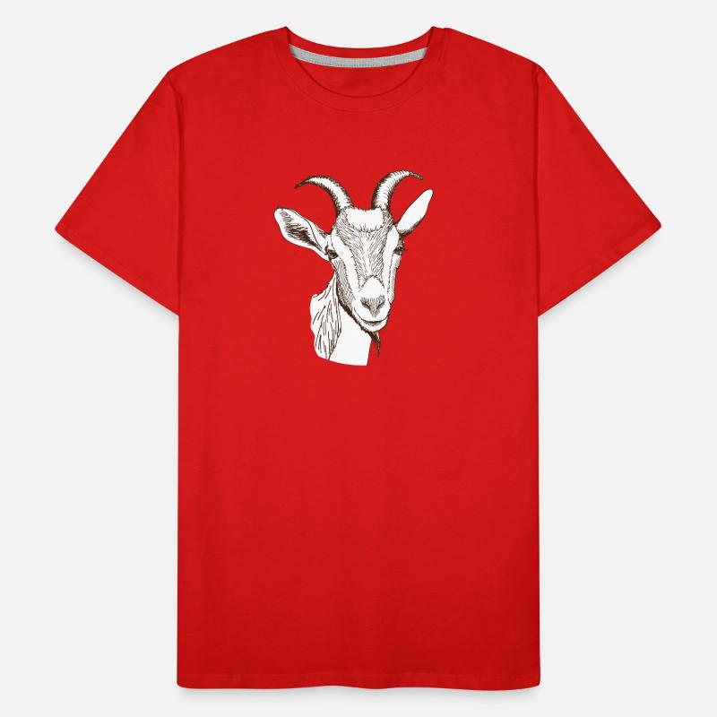 Chèvre T-shirt bio Premium Homme