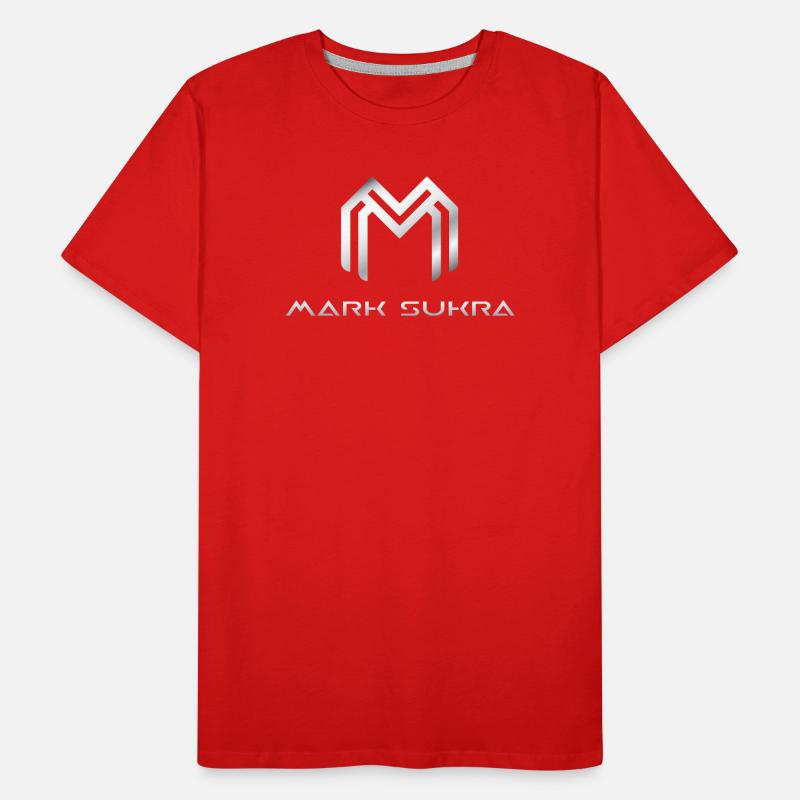 Mark Sukra VIP Designer coole Marke Laufsteg Mode Männer Premium Bio T-Shirt