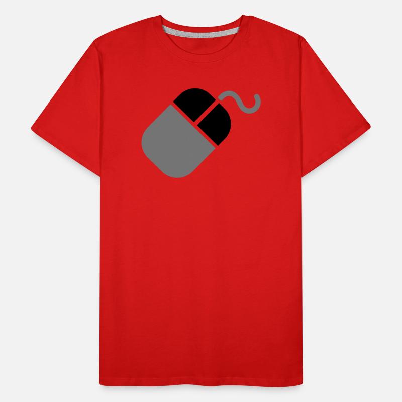 Maus PC Computer Männer Premium Bio T-Shirt