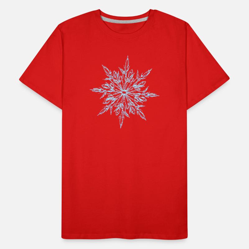 crystal, snowflake, winter clothes Men's Premium Organic T-Shirt