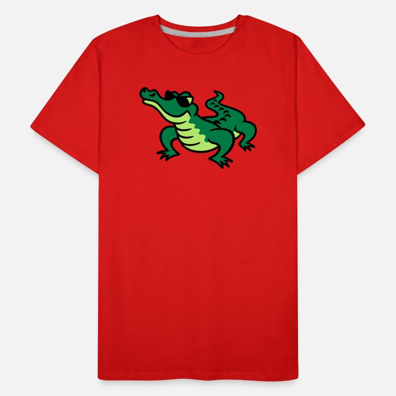 Cool Croc Männer Premium Bio T-Shirt