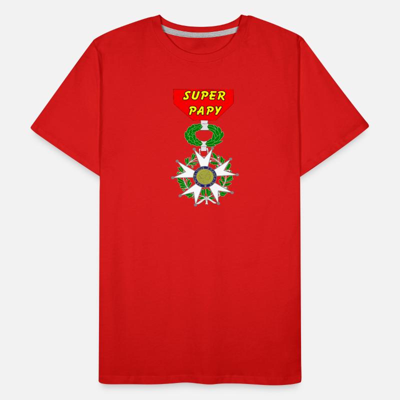 super papy T-shirt bio Premium Homme