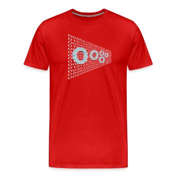 Techniker Technologie - Männer Premium Bio T-Shirt - Rot - Vorne - Damien (186cm)