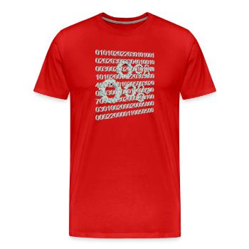 Techniker Technologie - Männer Premium Bio T-Shirt - Rot - Vorne - Damien (186cm)
