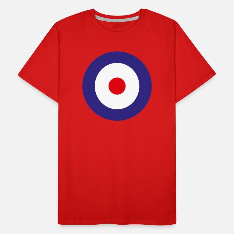 Bouclier d'aviation Angleterre T-shirt bio Premium Homme