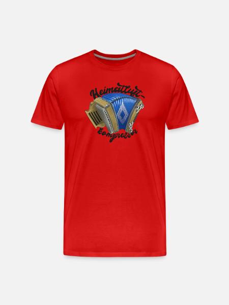 Home air compressor // dark | ZiachON! - Men's Premium Organic T-Shirt - red