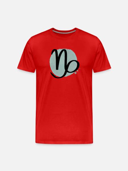 Sternzeichen Steinbock - Männer Premium Bio T-Shirt - Rot
