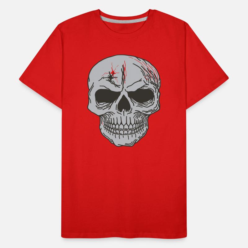 Skull bones skull design Men's Premium Organic T-Shirt