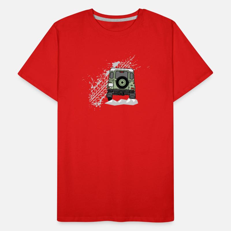 Defender Splash Rear T-shirt bio Premium Homme