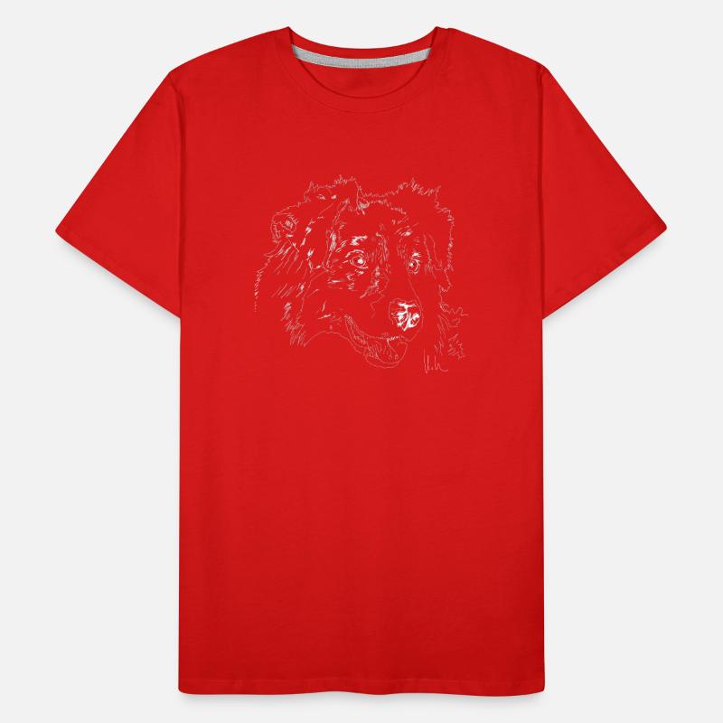 Australian Shepherd Männer Premium Bio T-Shirt
