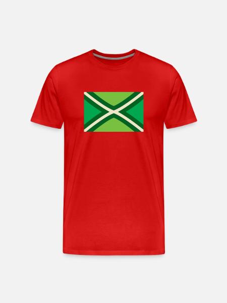 Achterhoek flag - Men's Premium Organic T-Shirt - red