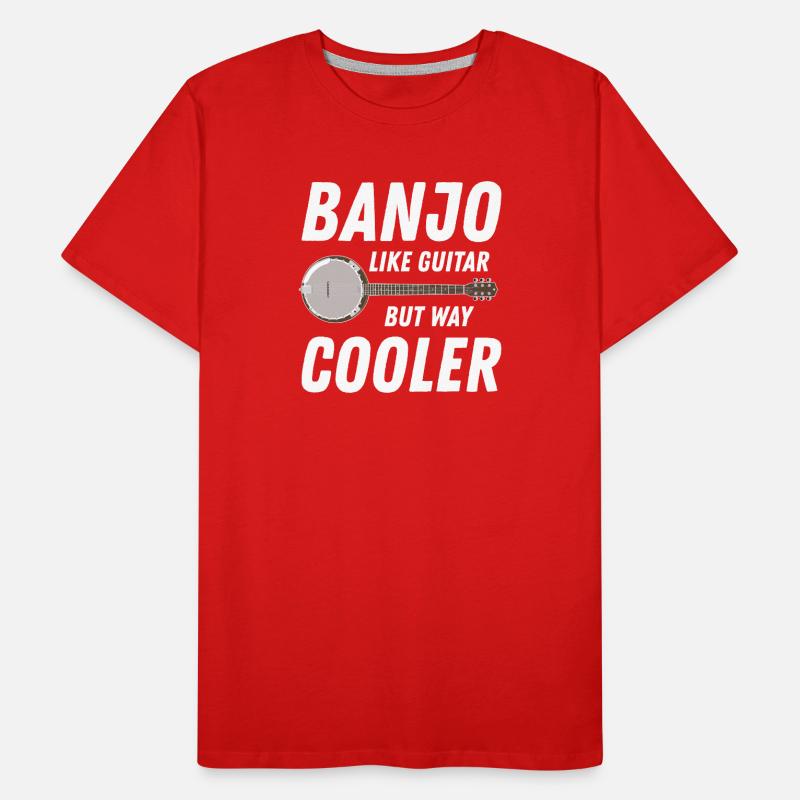 Banjo comme guitare mais beaucoup plus cool T-shirt bio Premium Homme