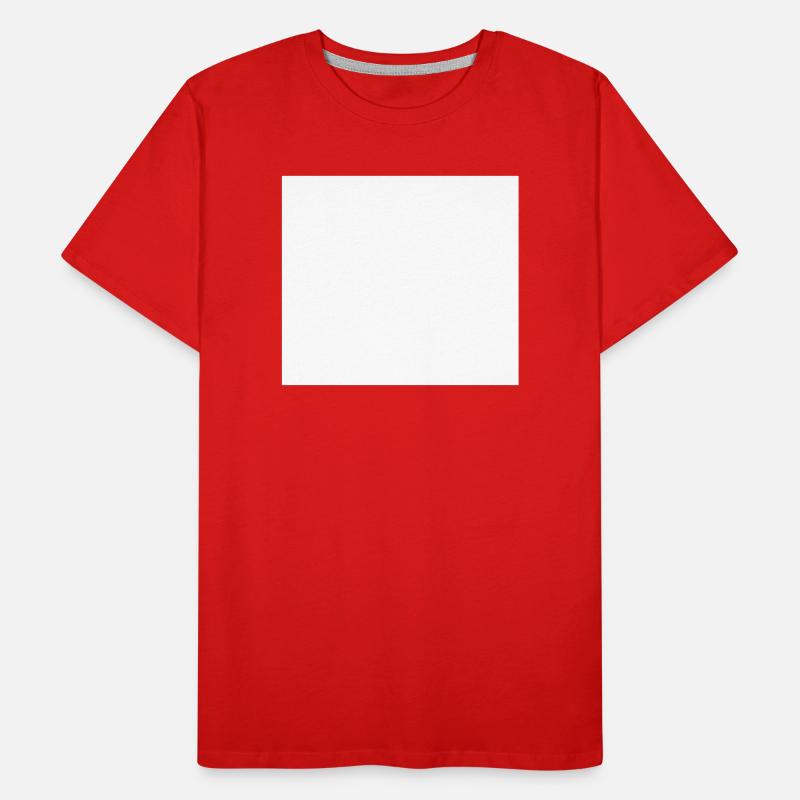 White Background Texture Template Personalize Men's Premium Organic T-Shirt