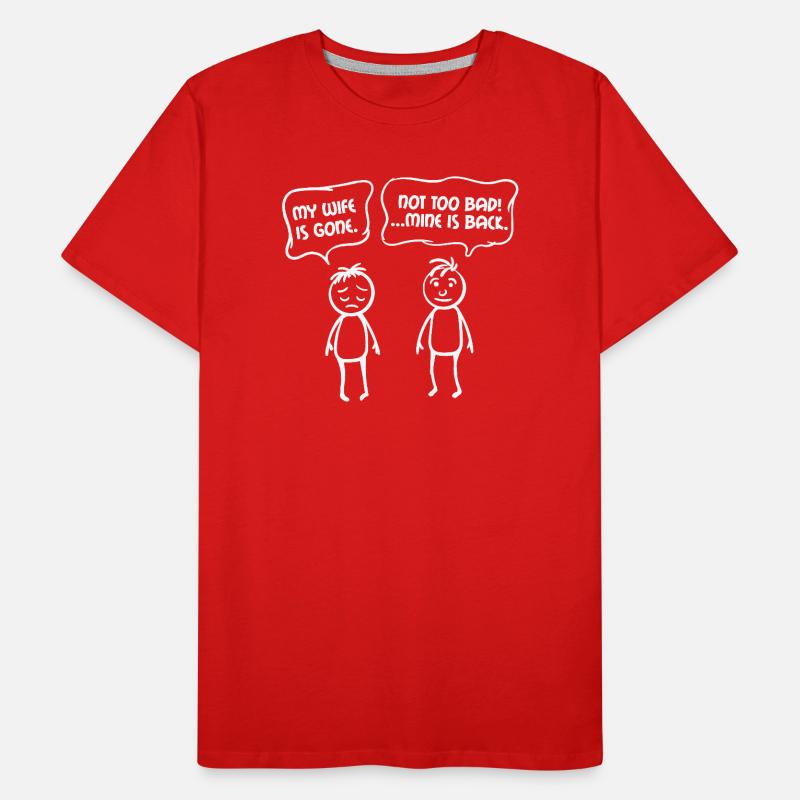Relationship Partnership Funny Sayings Couples Men's Premium Organic T-Shirt