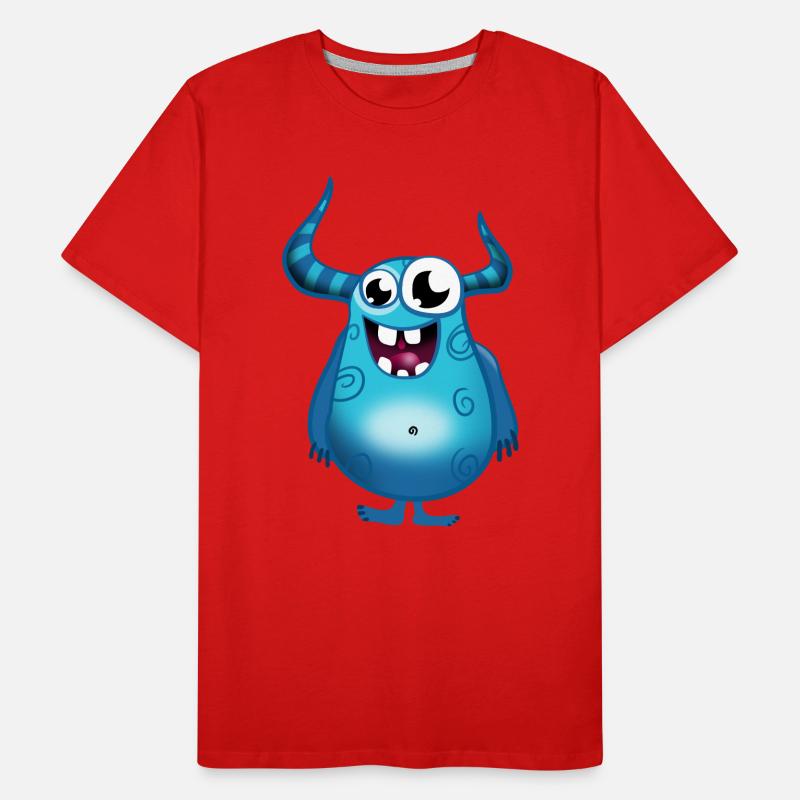 Monster Männer Premium Bio T-Shirt