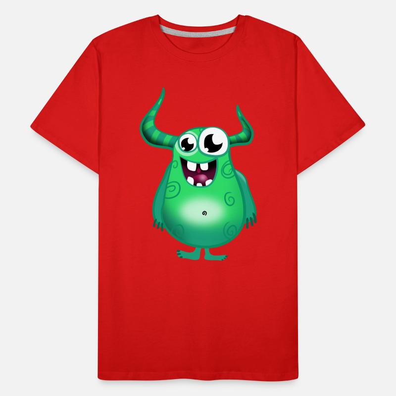 Vert monstre T-shirt bio Premium Homme