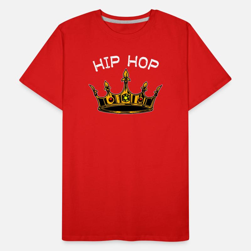 Hip Hop Rapper King Queen Statement Breakdance Men's Premium Organic T-Shirt