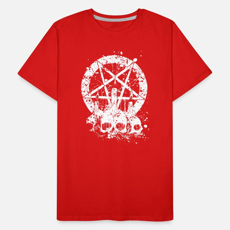 Gothic Skull Männer Premium Bio T-Shirt