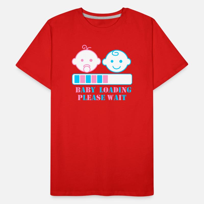 BABY LOADING PLEASE WAIT Men's Premium Organic T-Shirt