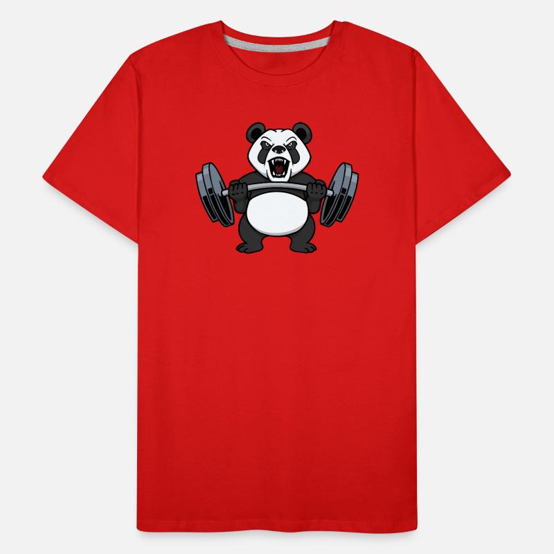 Bodybuilder weight training weights weights Men's Premium Organic T-Shirt