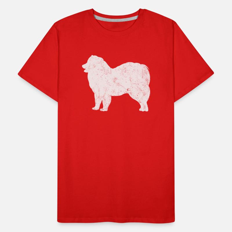 Samoyed Samoyed propriétaire de chien T-shirt bio Premium Homme