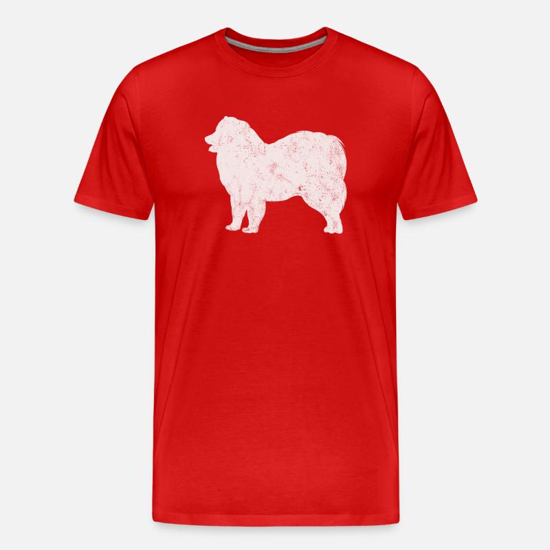 Samoyed Samoyed propriétaire de chien - T-shirt bio Premium Homme - rouge