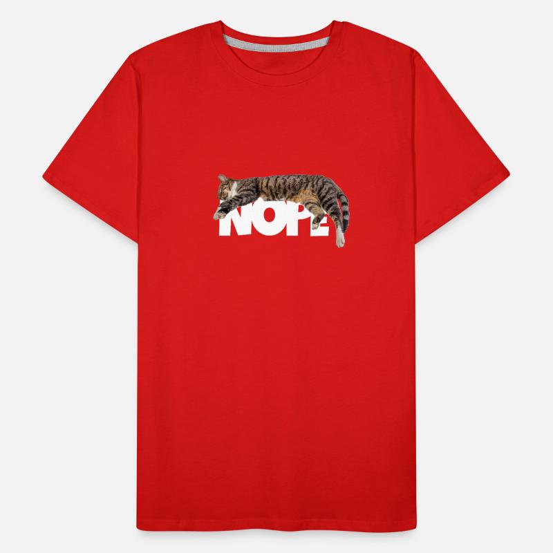 Nope cat Men's Premium Organic T-Shirt