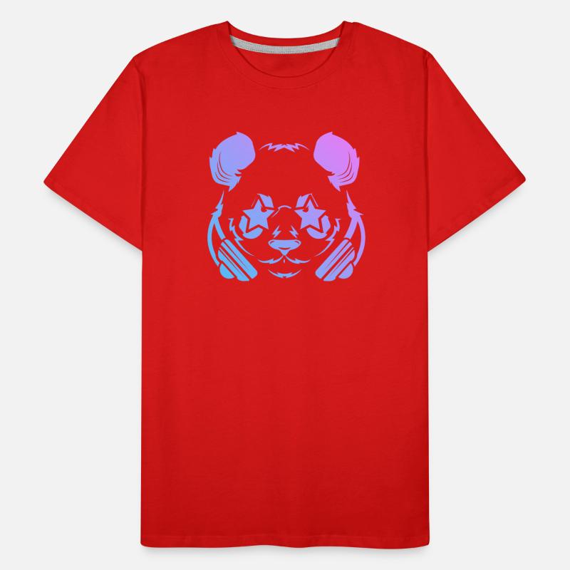 Panda Pandabär T-shirt bio Premium Homme
