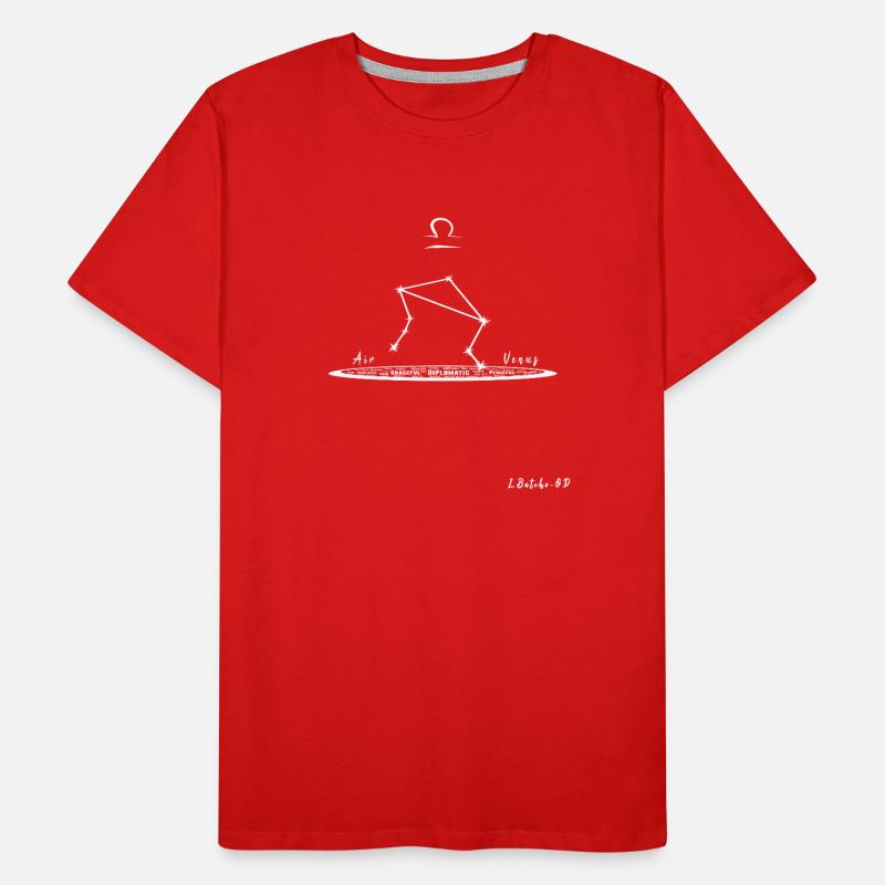 LIBRA - Theme and Constellation T-shirt bio Premium Homme