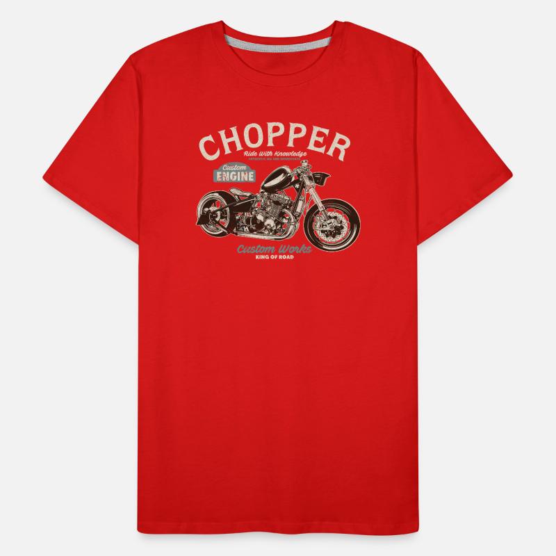 Chopper Custom Engine Men's Premium Organic T-Shirt