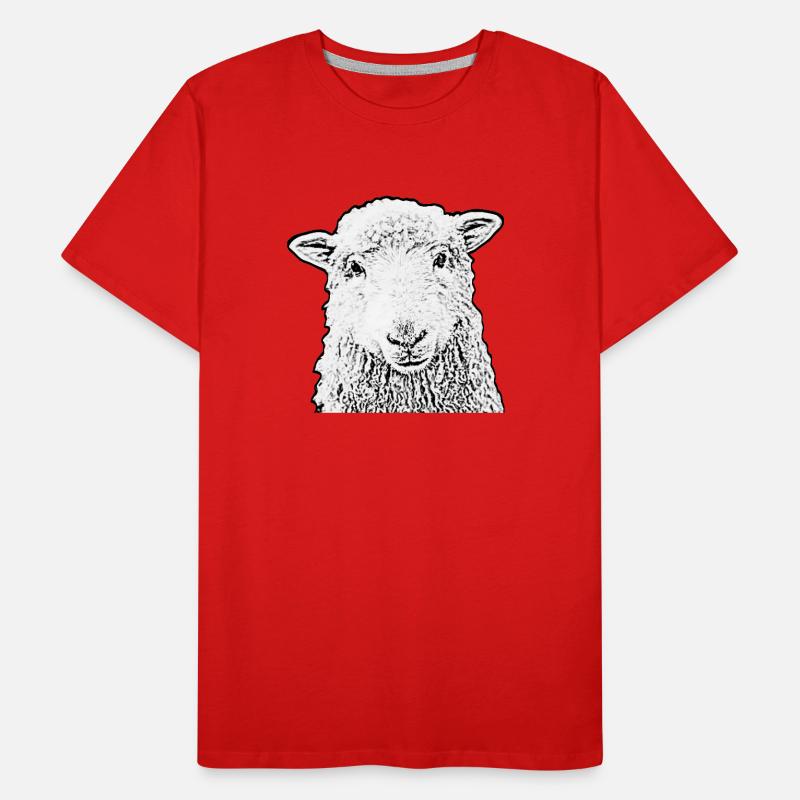 Schaf Männer Premium Bio T-Shirt