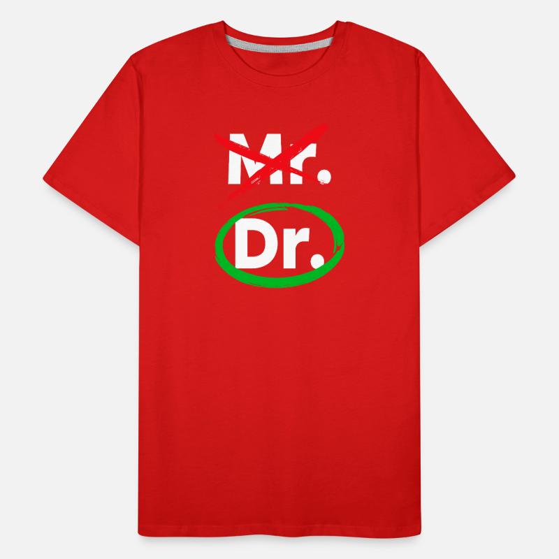 Doktor Arzt Facharzt Statement Notarzt Statement Männer Premium Bio T-Shirt