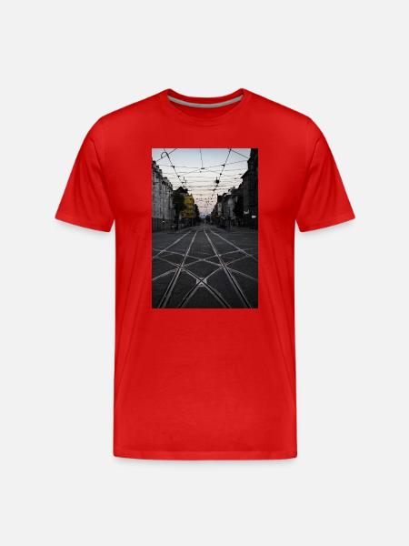 Rails - T-shirt bio Premium Homme - rouge