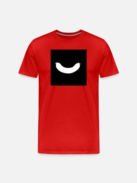 Saucisse - T-shirt bio Premium Homme - rouge