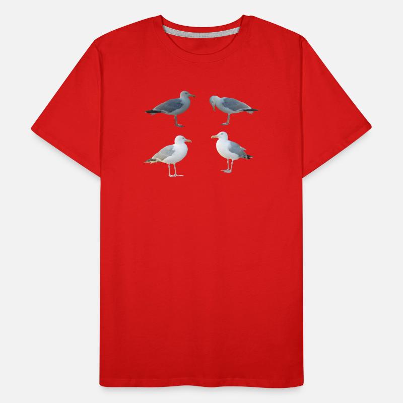 Mouettes T-shirt bio Premium Homme