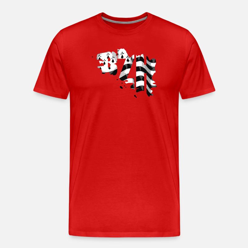 BZH - Männer Premium Bio T-Shirt - Rot