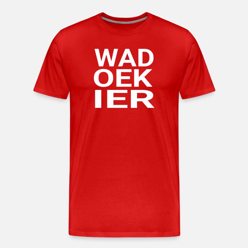 WADOEKIER - Männer Premium Bio T-Shirt - Rot