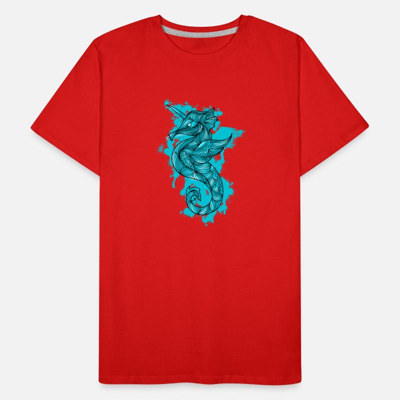 hippocampe T-shirt bio Premium Homme