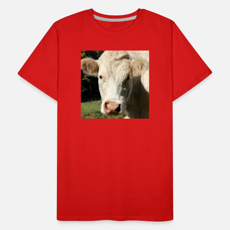 Affiche vache T-shirt bio Premium Homme