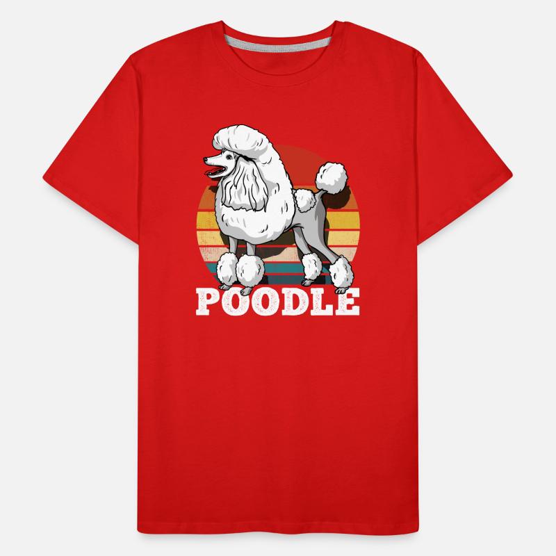 Caniche Rétro T-shirt bio Premium Homme