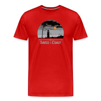 Darss Coast - Halbinsel Darss - Männer Premium Bio T-Shirt - Rot - Vorne - Damien (186cm)