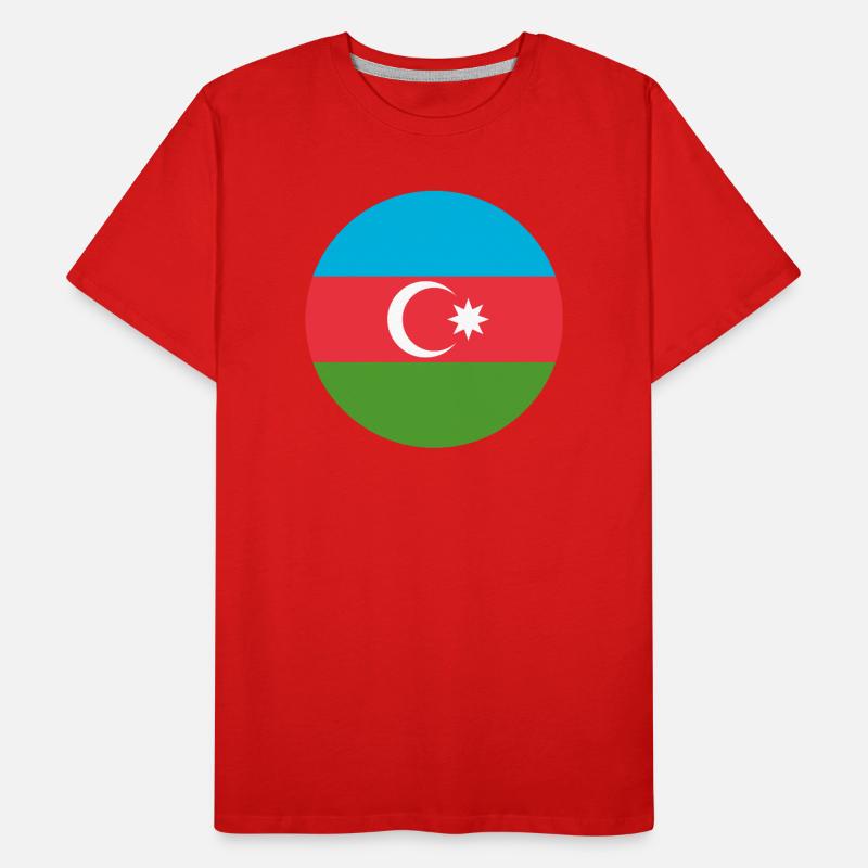 Autocollant cocarde de l'armée de l'air Azerbaidjan Luftwaffe T-shirt bio Premium Homme