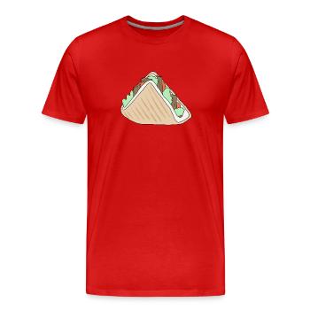 Döner *** blank - Men's Premium Organic T-Shirt - red - Front - Damien (186cm)