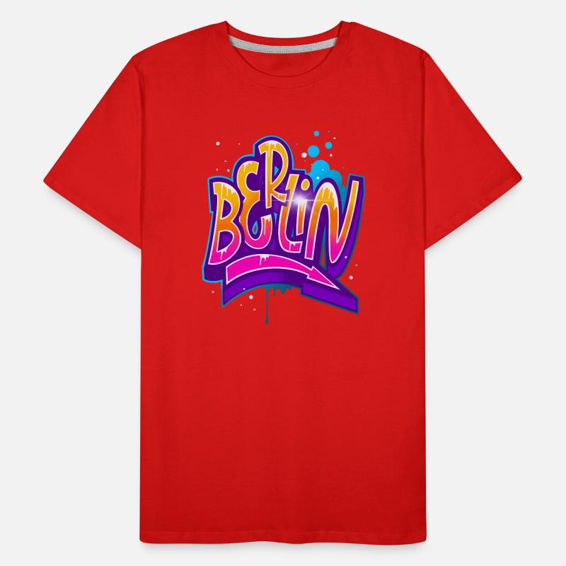 Graffiti de Berlin T-shirt bio Premium Homme