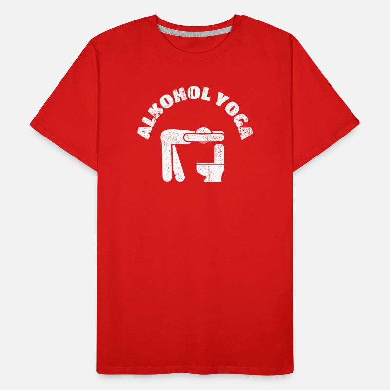 Drunk drunk intoxication pre-glow alcohol party Men's Premium Organic T-Shirt